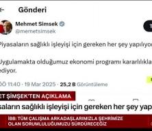 Mehmet Şimşek'ten açıklama