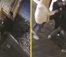 Beyoğlu'nda sıcak saatler... Bekçi vurarak etkisiz hale getirdi!
