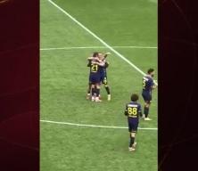Ankaragücü-Çorum FK maçında oyuncular birbirine girdi