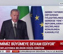Başkan Erdoğan, Roma'da Türkiye-İtalya İş Forumu'nda konuştu