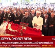 Sırrı Süreyya Önder son yolculuğuna uğurlandı