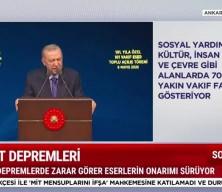 Cumhurbaşkanı Erdoğan'dan son dakika açıklamaları