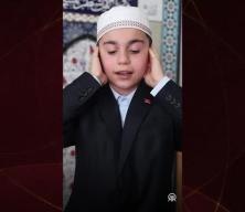 Ezan okuma yarışması birincisi Emir Kayra'nın hayali Ayasofya'da görev yapmak