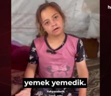 Filistinli kız çocuğu; "Sinekler bizi canlı canlı yiyor"
