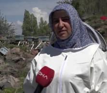Lenf kanseriyle mücadele eden Şerife Yurdakul, arılarıyla hayata tutunuyor