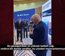 Donald Trump dünyanın en kaliteli petrol hediyesine esprili şekilde cevap verdi