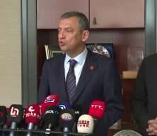 Özgür Özel: Akan kanın sonsuza kadar durması ortak temennimiz ve irademizdir