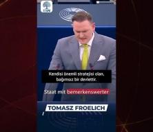 Alman aşırı sağ partisi AFD milletvekili, AB Parlamentosu'nda Türkiye'yi savundu!