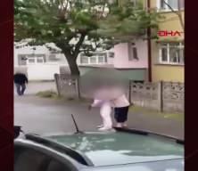 Egzoz sesinden rahatsız oldu! Biri silah çekti diğeri balyozla saldırdı