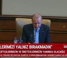 Cumhurbaşkanı Erdoğan, 14 Mayıs Dünya Çiftçiler Günü dolayısıyla çiftçi temsilcilerini kabul etti