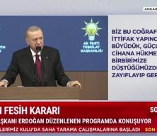 Cumhurbaşkanı Erdoğan PKK'nın feshi için "Süreç MİT tarafından titizlikle incelenecek"dedi