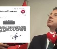 Diploma iptali kararı İmamoğlu'na tebliğ edildi