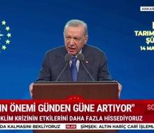 Cumhurbaşkanı Recep Tayyip Erdoğan Türkiye'nin tarımsal üretiminde geldiği seviyeyi açıkladı