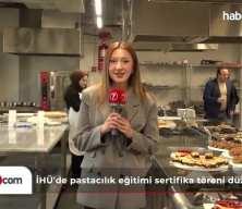 İHÜ'de Bilal Erdoğan'ın katılımıyla Pastacılık Eğitimi Sertifika Töreni gerçekleştirildi
