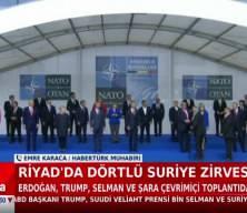 Riyad'da dörtlü Suriye zirvesi. Trump, Şara, Selman zirvesine Başkan Erdoğan çevrimiçi katıldı
