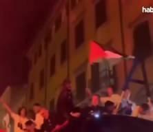 Şampiyonluk kutlamalarında Inzaghi’den Filistin’e destek