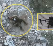 Son anları... Acı görüntü! Kudüs Tugayları'nın ele geçirdiği dronedan çıktı!