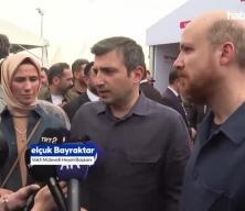 Selçuk Bayraktar ile eşi Sümeyye Erdoğan Bayraktar, 7. Etnospor Kültür Festivali'ni ziyaret etti