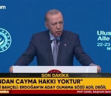 Bahçeli’den Başkan Erdoğan’ın adaylık açıklamasına vurgu: "Yolundan caymaya hakkı yoktur"