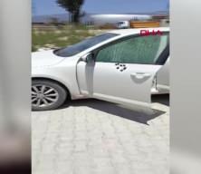  Aracı silahlarla taranan iş kadını dehşeti yaşadı