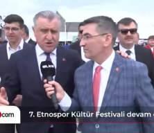 İstanbul'da düzenlenen 7. Etnospor Kültür Festivali, ikinci gün etkinlikleriyle devam ediyor.