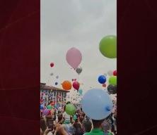 Kanseri yenen 6 yaşındaki Ali Asaf’ın balon uçurma hayali Sancaktepe’de binlerce kişiyle gerçekleşti
