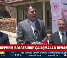 Murat Kurum'dan Adıyaman'da açıklama: "Tek bir kardeşimiz evsiz kalmayacak"