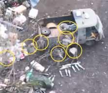Rusya Ukrayna savaşında dronelar ağır kayıplar verdiriyor! İşte son görüntüler