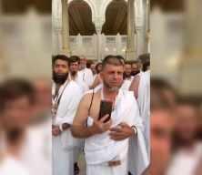 Suriyeli hacılar Kabe'de duygusal anlar yaşadı