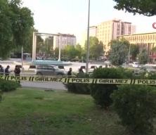TBMM önünde havaya ateş açan şahıs gözaltına alındı