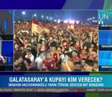 TFF Başkanı İbrahim Hacıosmanoğlu kupayı Galatasaray'a vermeye gideceğim" açıklamasında bulundu
