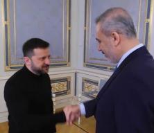 Bakan Fidan, Ukrayna Devlet Başkanı Zelenskiy tarafından kabul edildi