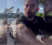 Trafikte kadın sürücü 2 çocuğunun yanında saldırıya uğradı