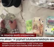 Papara'ya yasadışı bahis operasyonu: 14 şüpheli adliyeye sevk edildi