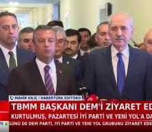 TBMM Başkanı Numan Kurtulmuş CHP ile görüşecek