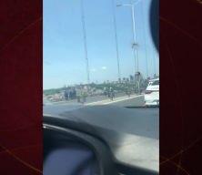 15 Temmuz Şehitler Köprüsü'nde panik anları! 