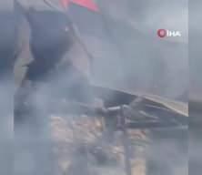 Antalya’da yaşlı çiftin evi yandı, iki kurbanlığı telef oldu