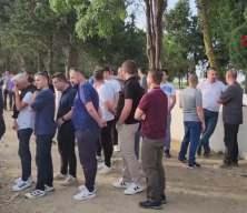 Edirne'de 90 yıllık gelenek yine yerine getirildi, 10 bin kişi aynı anda bayramlaştı
