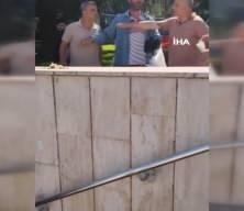 Önce küfürler, sonra yumruklar havada uçuştu