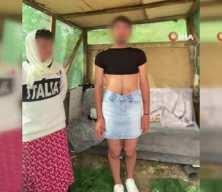 Suçüstü yakalanan hırsızları etek giydirip kayda aldılar