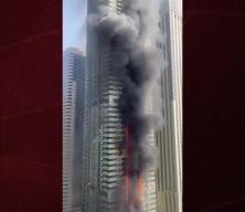 Dubai Marina'da 67 katlı gökdelende yangın paniği: 3.800 kişi tahliye edildi