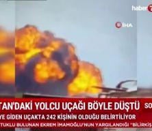 Hindistan'da 242 kişilik yolcu uçağının düşme anları ortaya çıktı
