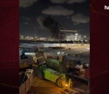 İran ile İsrail'in petrol tesisleri vuruldu! Füze yağmuru kamerada