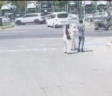 Kontrolsüz dönüş yapan arac kazaya neden oldu! Motorize polis ekibi kazadan kaçamadı