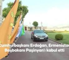 Cumhurbaşkanı Erdoğan, Ermenistan Başbakanı Paşinyan'ı kabul etti