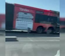 Haliç Köprüsü'nde metrobüs kazası meydana geldi