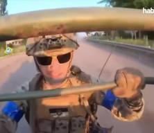 Ukraynalı asker, Rusya’nın FPV dron saldırısından saniyelerle kurtuldu