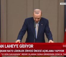 Başkan Erdoğan NATO zirvesine gidiyor