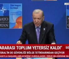 Cumhurbaşkanı Erdoğan Gazze'deki insani drama dikakt çekti