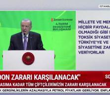Erdoğan: Zirai don zararı karşılanacak